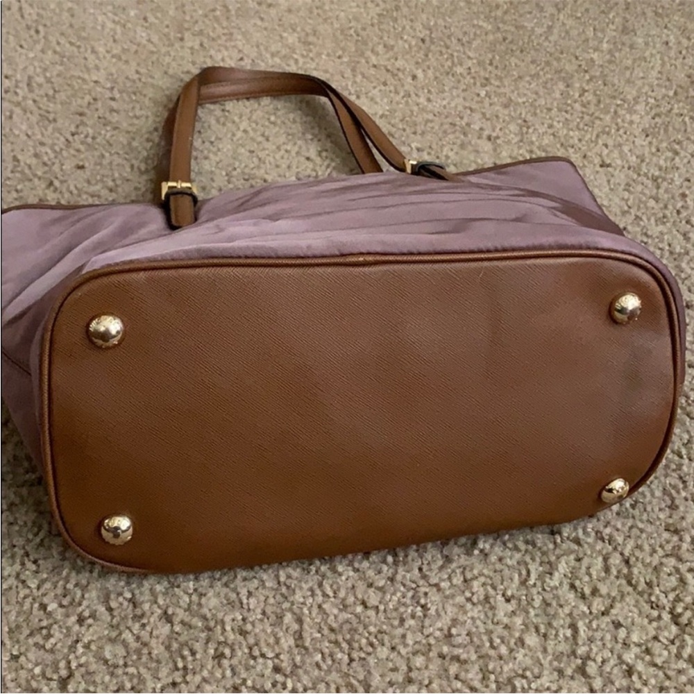 Michael Kors Tan and Mauve Tote Bag - Picture 3 of 7